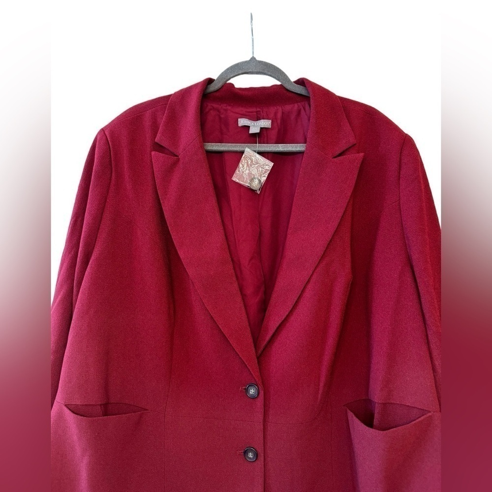Jessica London Suit Jacket Blazer size 26 W - Picture 3 of 7